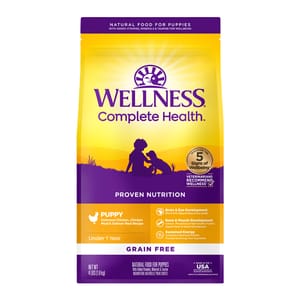WELLNESS WELLNESS 狗糧 Complete Health 無穀物 GRAIN FREE 幼犬成長配方 4lb 4lb  正面圖