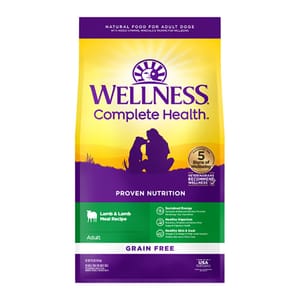 WELLNESS WELLNESS 狗糧 Complete Health 無穀物 GRAIN FREE 羊肉配方 4lb 4lb  正面圖