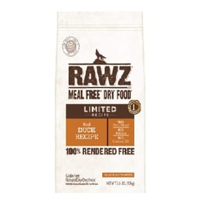RAWZ RAWZ 狗糧 全犬單一動物蛋白來源配方 鴨肉 3.5lb 5lb  正面圖