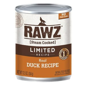 RAWZ RAWZ 狗罐頭 全犬罐頭 單一動物蛋白來源配方 鴨肉 354g 354g 正面圖