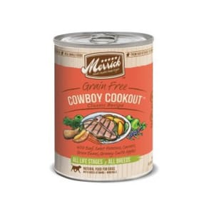 Merrick Merrick 無穀物狗罐頭 牛肉及甜薯配方 Cowboy Cookout 12.7oz 7oz  正面圖