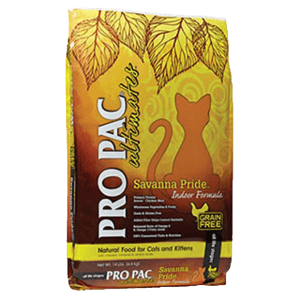 PRO PRO PAC Ultimates 貓糧 無穀物系列 室內全貓配方 雞肉味 4.4lb 2kg 4lb 正面圖