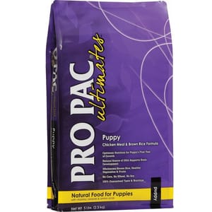 PRO PRO PAC Ultimates 狗糧 全天然系列 幼犬配方 雞肉及糙米 5.5lb 2.5kg 5lb  正面圖