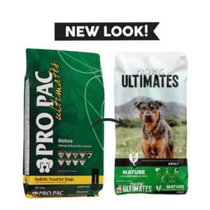 PRO PRO PAC Ultimates 狗糧 全天然系列 高齡犬配方 雞肉及糙米 5.5lb 2.5kg 5lb  正面圖