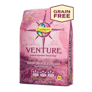 Earthborn Earthborn Holistic Venture 低敏 單一動物蛋白全犬配方 法國兔肉+南瓜 25lb 25lb  正面圖