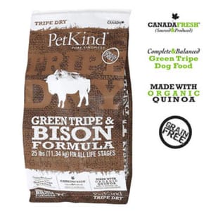 PetKind PetKind 無穀物狗糧 野牛草胃配方 25lb 25lb 正面圖