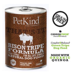 PetKind PetKind That's it! 狗罐頭 野牛藜麥配方 Bison Tripe 14oz 14oz 正面圖
