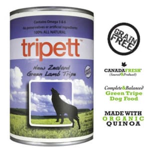PetKind PetKind Tripett 狗罐頭 無穀物羊草胃配方 Original Green Lamb Tripe 14oz 14oz 正面圖