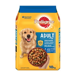 Pedigree寶路 Pedigree寶路 成犬乾糧 雞肉及蔬菜 10kg 10kg 正面圖