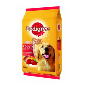 Pedigree寶路 Pedigree寶路 成犬乾糧 牛肉及蔬菜 20kg 20kg 正面圖