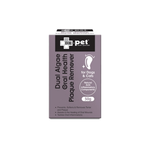 DR.pet DR.pet 雙藻類抗炎牙石粉 DP0011A 50g 50g 貓犬用 正面圖
