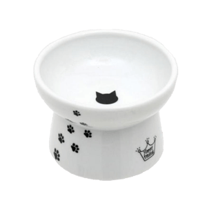 日本猫壱 日本猫壱 necoichi ペット 陶瓷高腳寵物糧食碗 中碼 DC-0703-SC02 貓犬用 正面圖