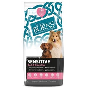 Burns Burns 抗敏鴨肉糙米配方 Sensitive+ Duck & Brown Rice 2kg 2kg  正面圖