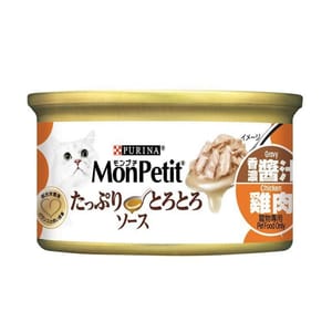 MonPetit MonPetit 貓罐頭 至尊系列 香濃醬汁雞肉 85g 85g  正面圖