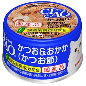 CIAO CIAO 貓罐頭 雞肉及鰹魚 85g 85g 正面圖