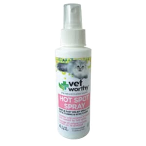 Vet Vet Worthy 貓用舒緩痕癢噴霧 Cat Hot Spot Spray 4oz 4oz 貓用 正面圖