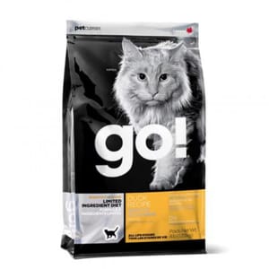 GO! GO! 低敏美毛系列 鴨肉貓糧配方 Duck Cat Food Recipe 8lb 8lb 正面圖