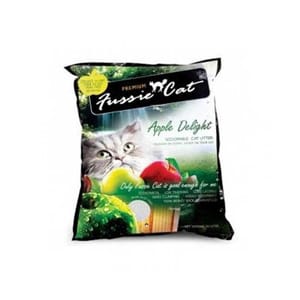 Fussie Fussie Cat高竇貓 礦物貓砂 蘋果味 10L 10L 正面圖
