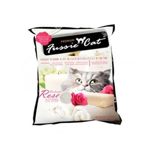 Fussie Fussie Cat高竇貓 礦物貓砂 玫瑰味 10L 10L  正面圖