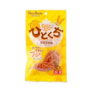 日本Petz 日本Petz Route 柔軟低脂雞肉幼條 30g 30g 犬用 正面圖