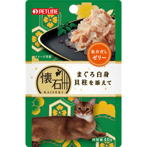 日本Petline 日本Petline 懷石料理 貓餐包 金槍魚+海鮮+扇貝 40g 40g 正面圖
