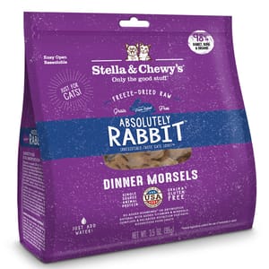 Stella & Chewy's Stella & Chewy's 貓糧 Dinner Morsels 凍乾生肉主食糧 兔肉配方 3.5oz 5oz 正面圖