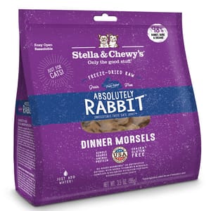 Stella & Chewy's Stella & Chewy's 貓糧 Dinner Morsels 凍乾生肉主食糧 兔肉配方 8oz 8oz 正面圖