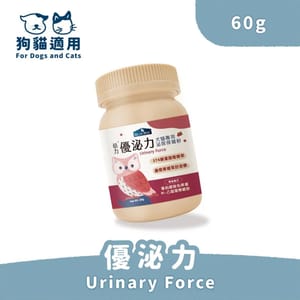 BLUE BLUE BAY倍力 優泌力泌尿保健粉 60g 60g 貓犬用 正面圖