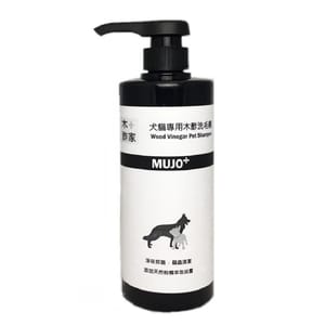 MUJO+犬貓專用經典木酢洗毛精(1:5稀釋使用) MUJO+犬貓專用經典木酢洗毛精 正面圖