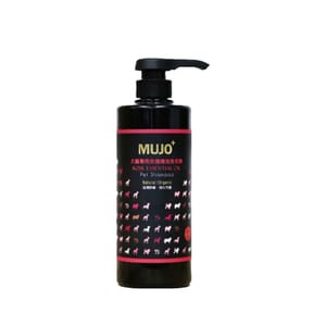 MUJO+犬貓專用玫瑰精油洗毛精(1:5稀釋使用) MUJO+犬貓專用玫瑰精油洗毛精 正面圖