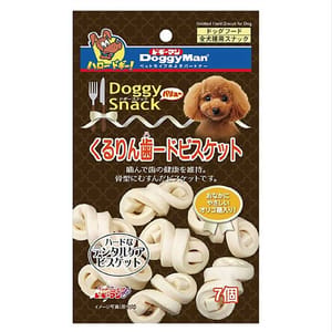 DoggyMan DoggyMan 日本狗零食 營養迴轉餅乾 7個 犬用 正面圖