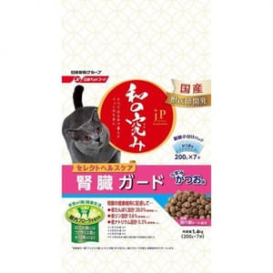 Petline Petline jP Style 和の究 腎臟健康維持貓糧 鰹魚味 1.4kg 4kg  正面圖