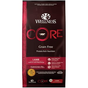 WELLNESS WELLNESS CORE 狗糧 無穀物 羊肉 12lb 12lb  正面圖