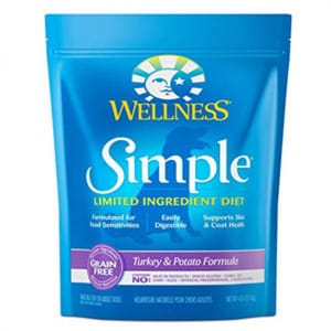 WELLNESS WELLNESS 狗糧 SIMPLE 無穀物火雞單一蛋白質配方 4lb 8oz 4lb  正面圖