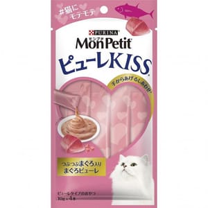 日本MonPetit 日本MonPetit 肉泥餐包 藍鰭吞拿魚肉碎 40g 40g 正面圖