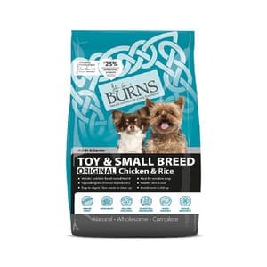 Burns Burns 小型成犬及老犬雞肉糙米配方 Toy & Small Breed Chicken & Rice 6kg 6kg  正面圖