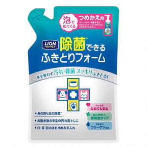 日本獅王LION 日本獅王LION Pet 寵物清潔除菌免沖洗泡沫 補充包裝 200ml 200ml 正面圖