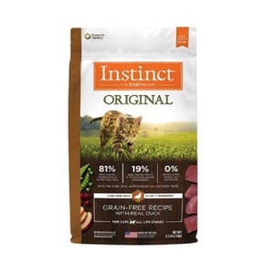 Instinct Instinct 貓糧 本能 貓糧 無穀物鴨肉配方 10lb 10lb 正面圖