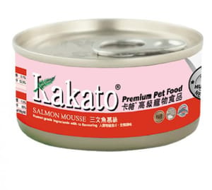 Kakato Kakato 罐頭 貓狗罐頭 三文魚慕絲 Salmon Mousse 70g 70g  正面圖