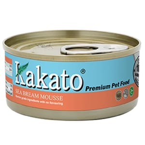 Kakato Kakato 罐頭 貓狗罐頭 鯛魚慕絲 70g 70g  正面圖