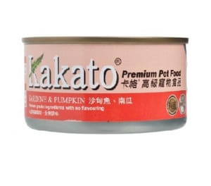 Kakato Kakato 罐頭 貓狗罐頭 沙甸魚+南瓜 Sardine with Pumpkin 170g 170g  正面圖