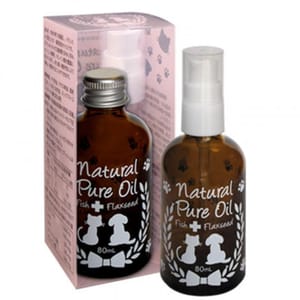 日本Natural 日本Natural Pure Oil 天然亞麻籽及純魚油 80ml 80ml  正面圖