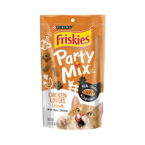 Friskies喜躍 Friskies喜躍 Party Mix Crunch 貓零食 貓脆餅 雞肉 6oz 6oz  正面圖
