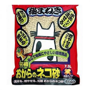 日本 日本 天然通心 豆腐貓砂 7.5L 5L  正面圖