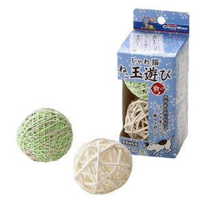日本CattyMan 日本CattyMan 鈴鐺趣味滾球 逗貓玩具 正面圖