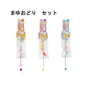 日本Petz 日本Petz Route 釣魚竿型跳舞繭逗貓棒 正面圖