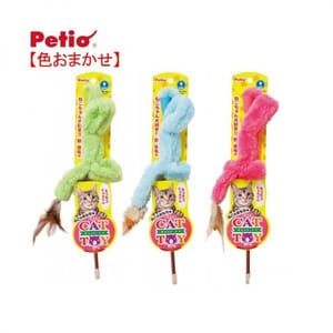 日本Petio 日本Petio 毛絨彩繩逗貓棒 正面圖