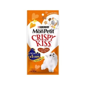 日本MonPetit 日本MonPetit Crispy Kiss 貓零食 貓脆餅 烤肉味 30g 30g 正面圖