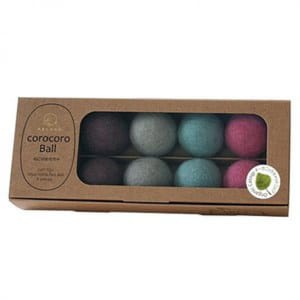 日本necono 日本necono 貓咪玩具 毛氊球 薄荷味 8枚   正面圖