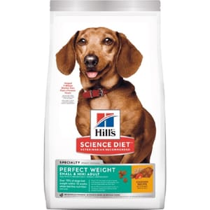 Hills Hills 狗糧 小型成犬完美體態 Adult Small & Mini Perfect Weight 4lb 4lb 正面圖